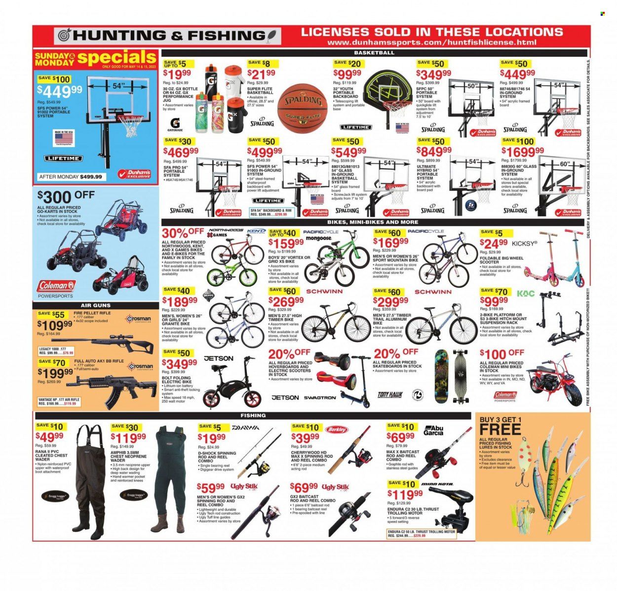 Dunham's Sports (MI, PA, WI) Weekly Ad Flyer Specials May 13 to May 18, 2023