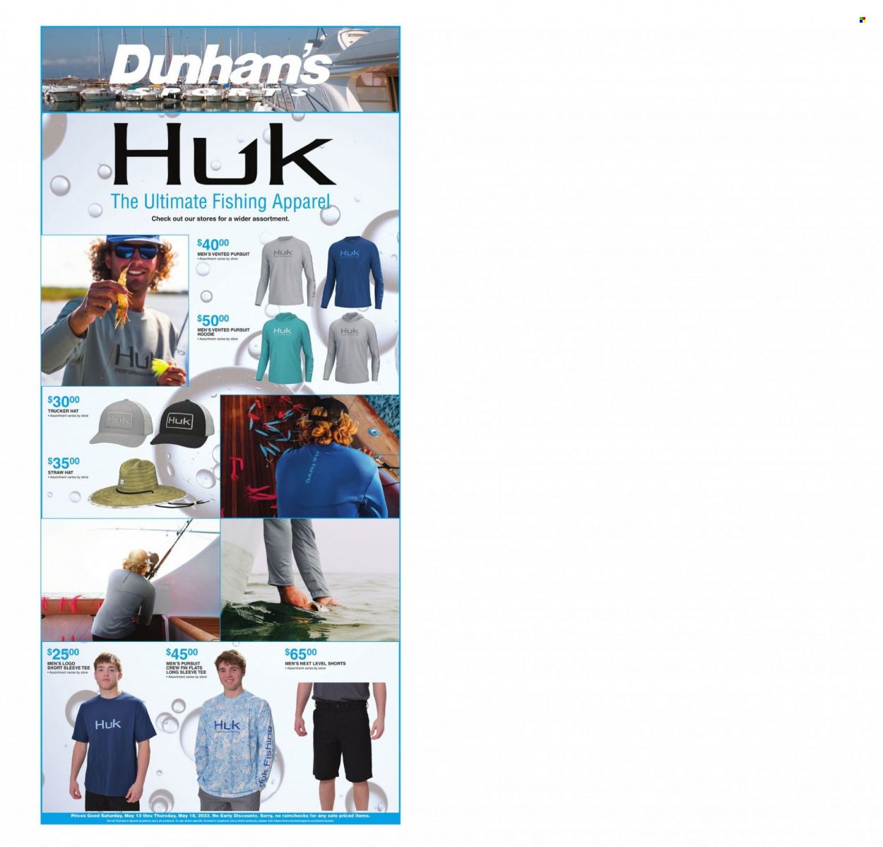 Dunham's Sports (MI, PA, WI) Weekly Ad Flyer Specials May 13 to May 18, 2023