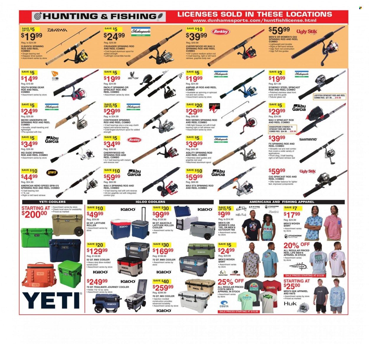 Dunham's Sports (MI, PA) Weekly Ad Flyer Specials May 13 to May 18, 2023