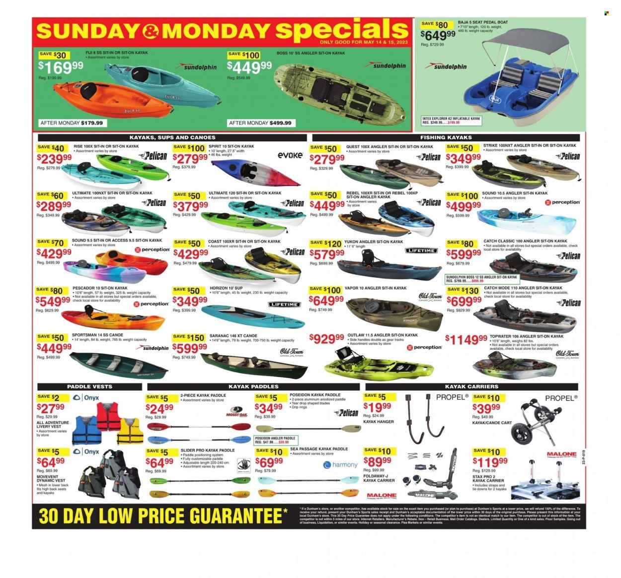 Dunham's Sports (MI, PA) Weekly Ad Flyer Specials May 13 to May 18, 2023