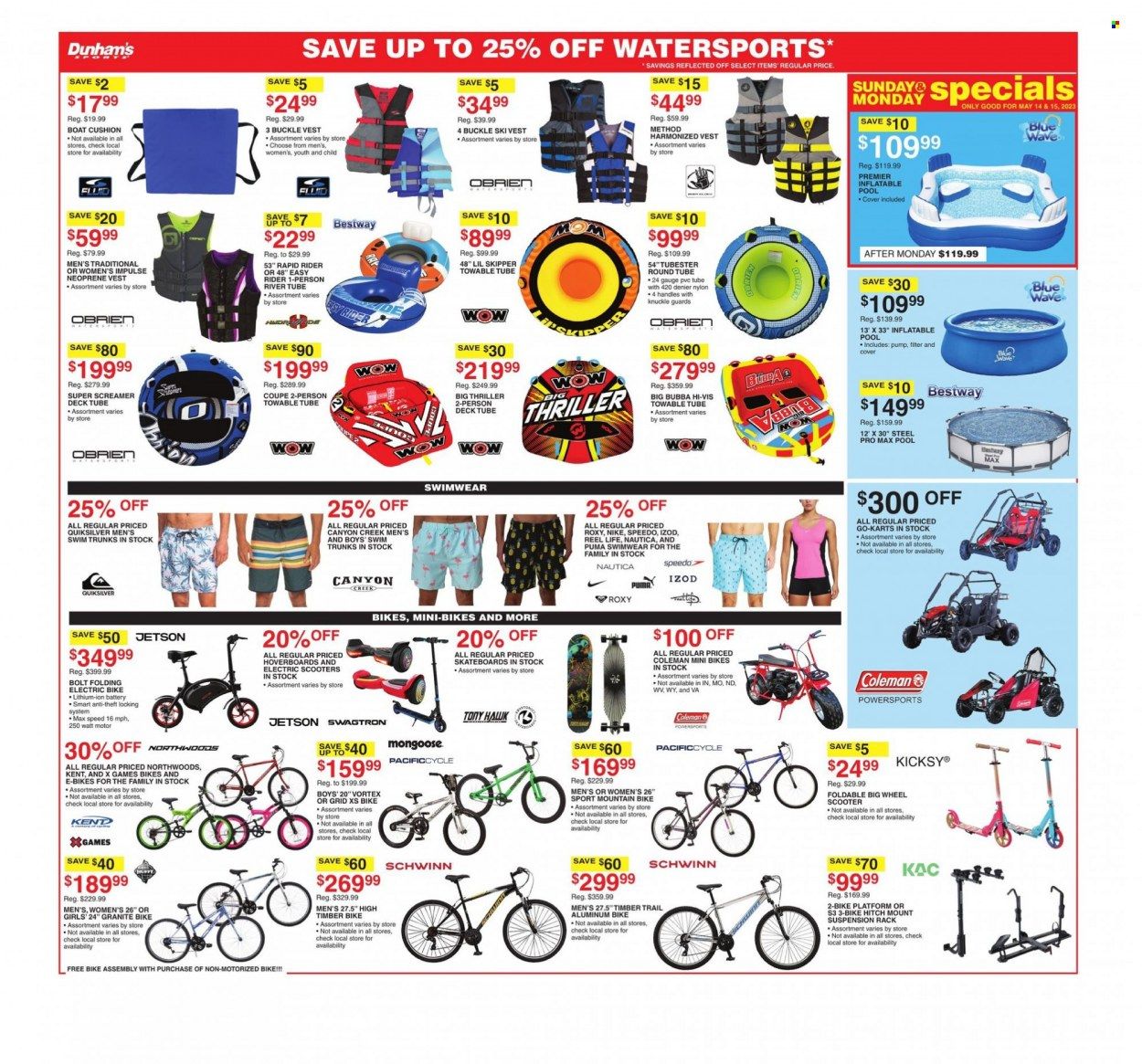 Dunham's Sports Weekly Ad Flyer Specials May 13 to May 18, 2023