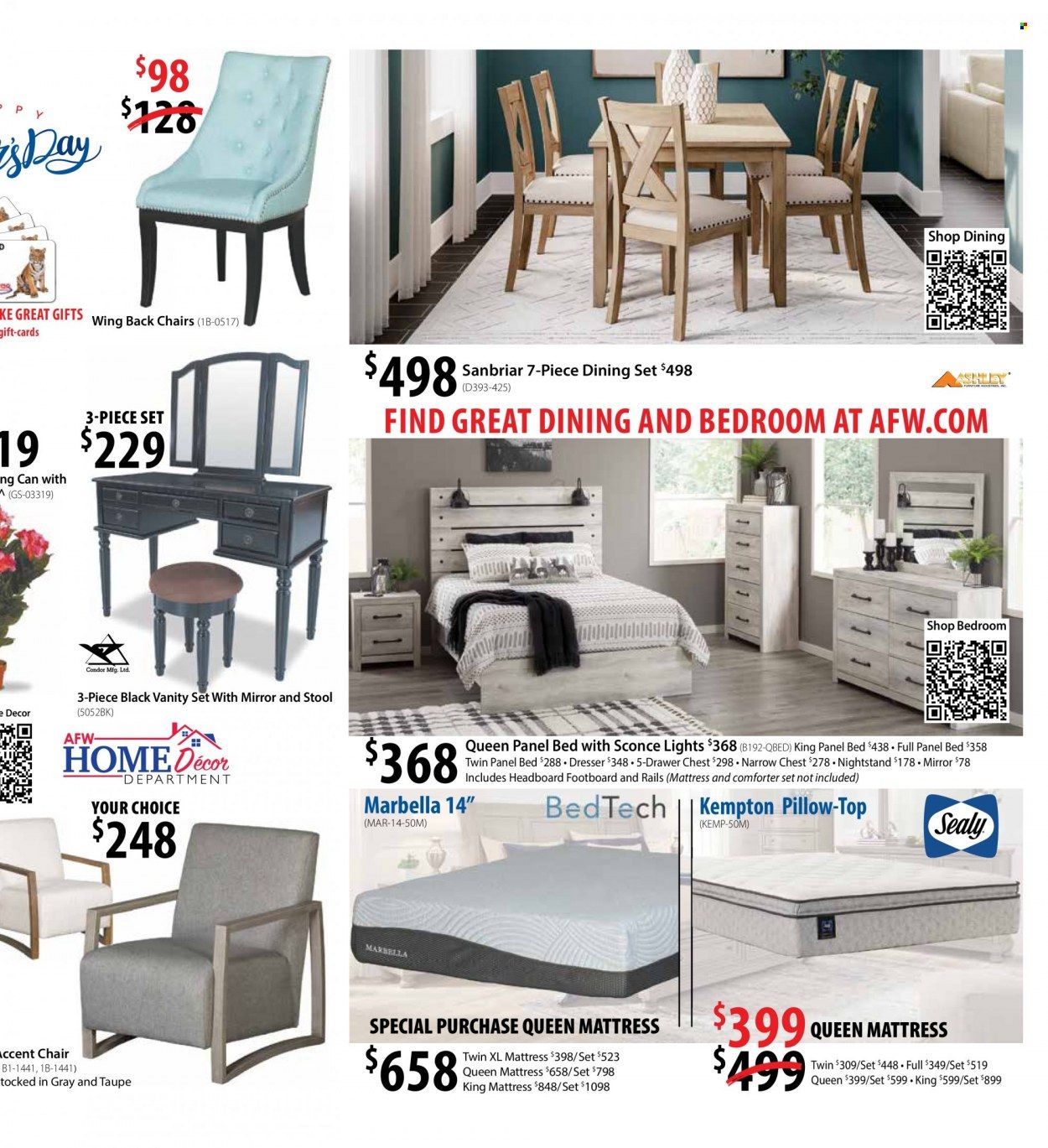 American Furniture Warehouse (AZ, CO, TX) Weekly Ad Flyer Specials May 16 to May 22, 2023