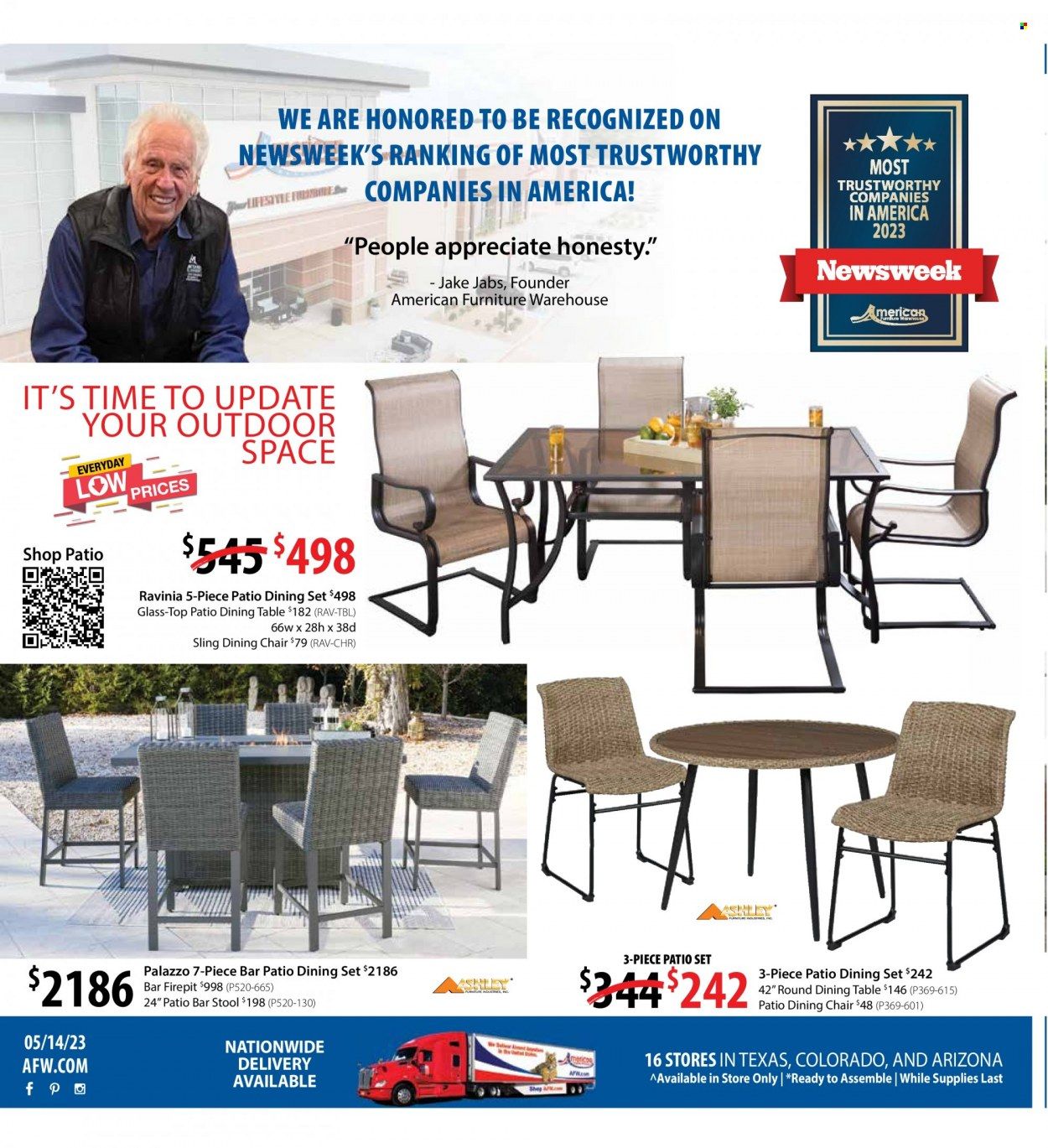 American Furniture Warehouse (AZ, CO, TX) Weekly Ad Flyer Specials May 16 to May 22, 2023