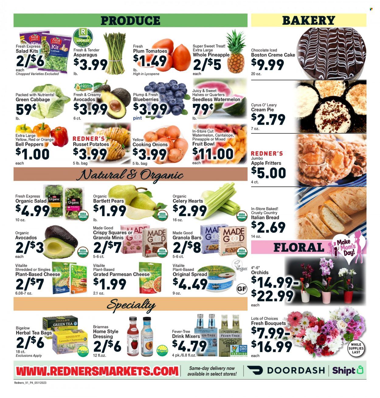 Redner's Markets (DE, MD, PA) Weekly Ad Flyer Specials May 11 to May 17, 2023