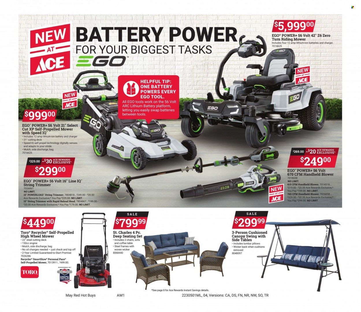ACE Hardware Weekly Ad Flyer Specials May 1 to May 31, 2023