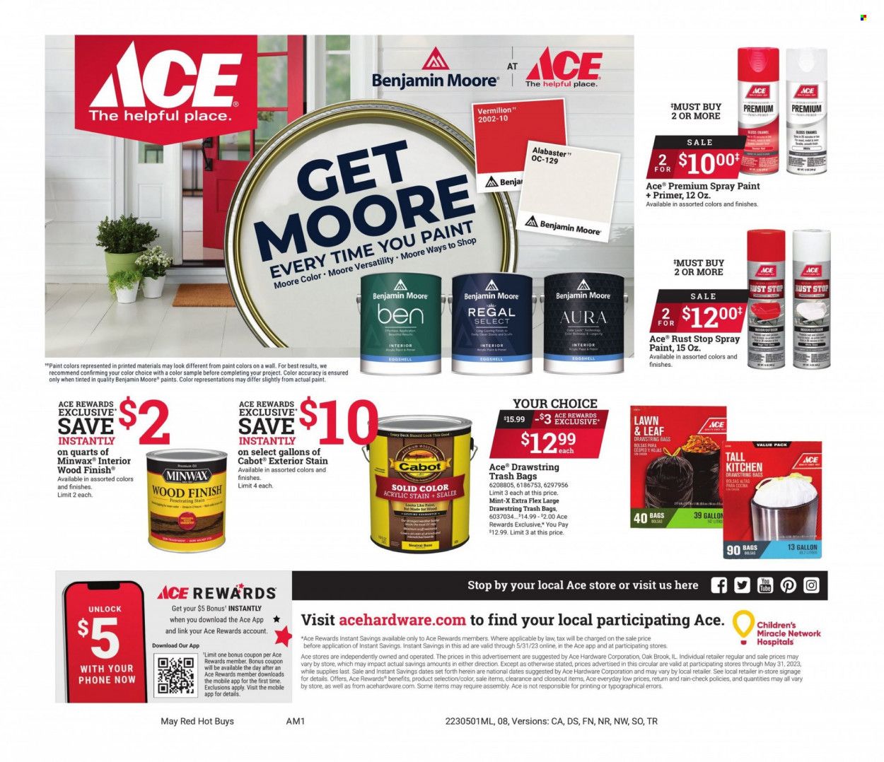 ACE Hardware Weekly Ad Flyer Specials May 1 to May 31, 2023