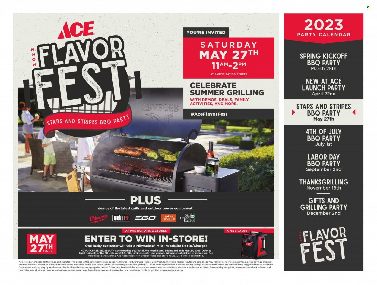ACE Hardware Weekly Ad Flyer Specials May 11 to May 31, 2023