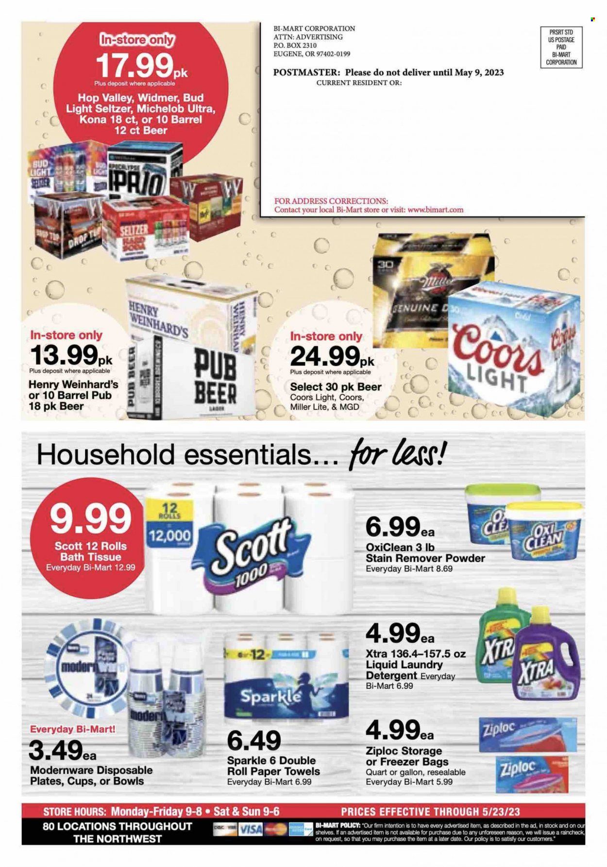 Bi-Mart (ID, OR, WA) Weekly Ad Flyer Specials May 9 to May 23, 2023