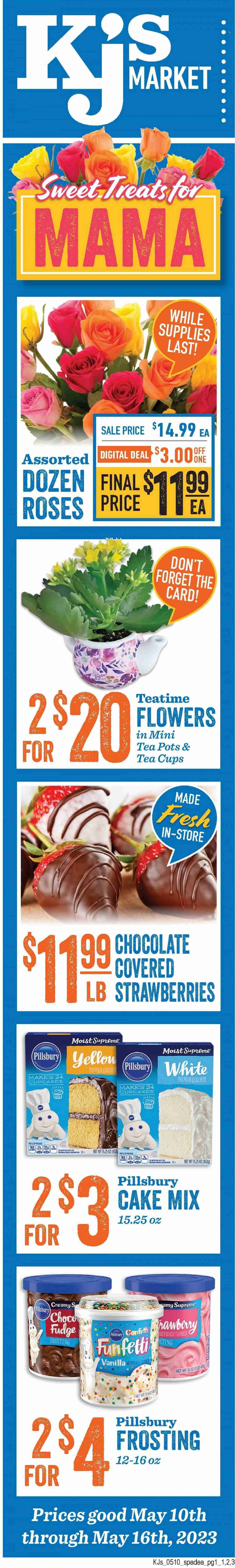 KJ´s Market (GA, SC) Weekly Ad Flyer Specials May 10 to May 16, 2023