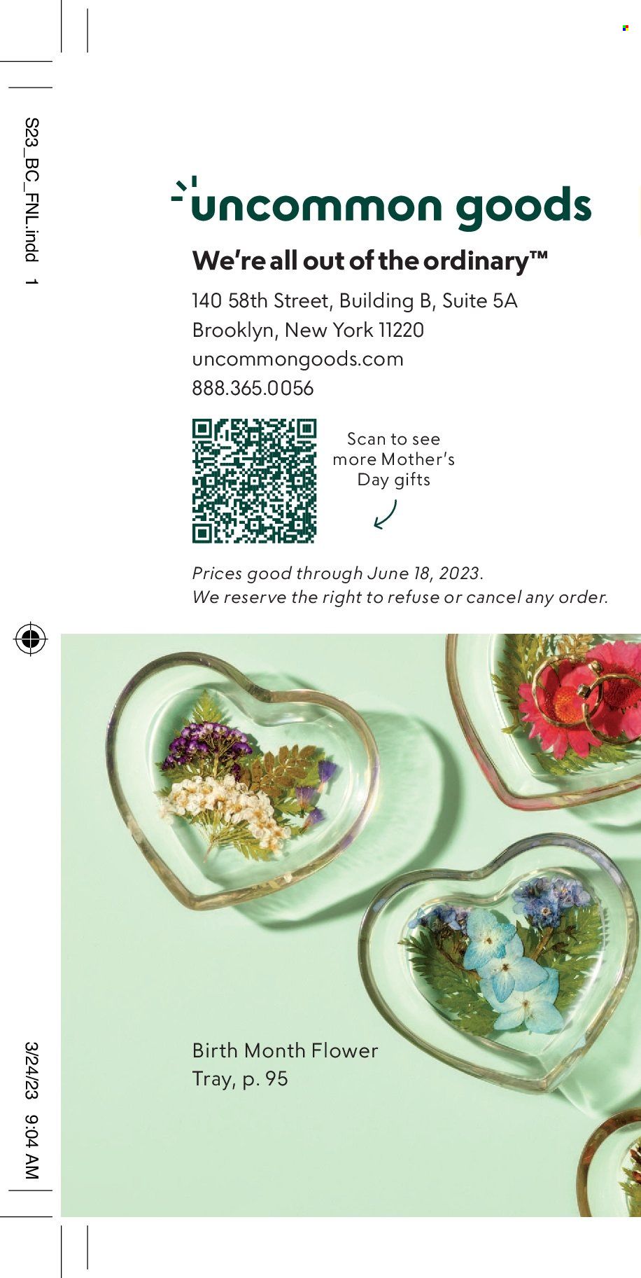 Uncommon Goods Promotions & Flyer Specials June 2023