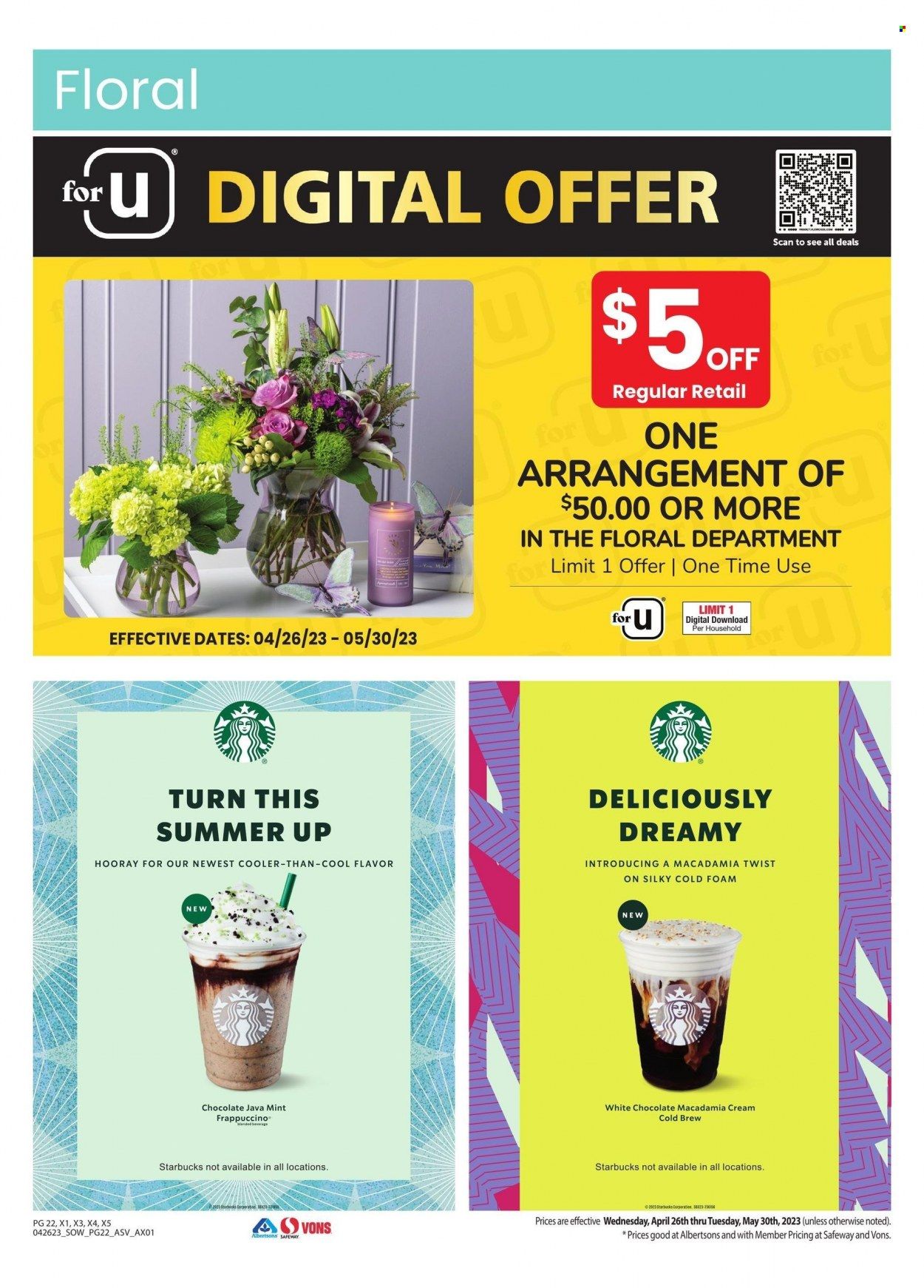 Vons (NV) Weekly Ad Flyer Specials April 26 to May 30, 2023