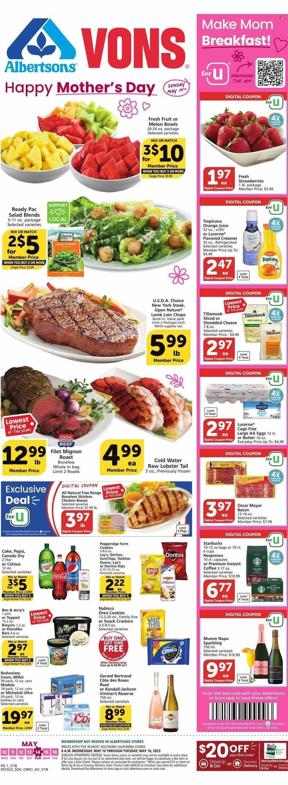 Vons (CA) Weekly Ad Flyer Specials May 10 to May 16, 2023