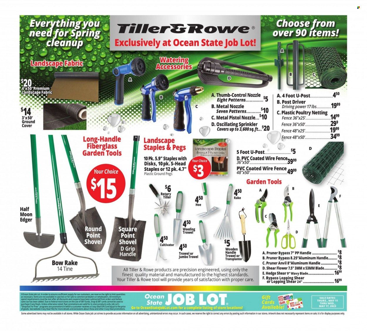Ocean State Job Lot (CT, MA, ME, NH, NJ, NY, RI, VT) Weekly Ad Flyer Specials May 11 to May 17, 2023