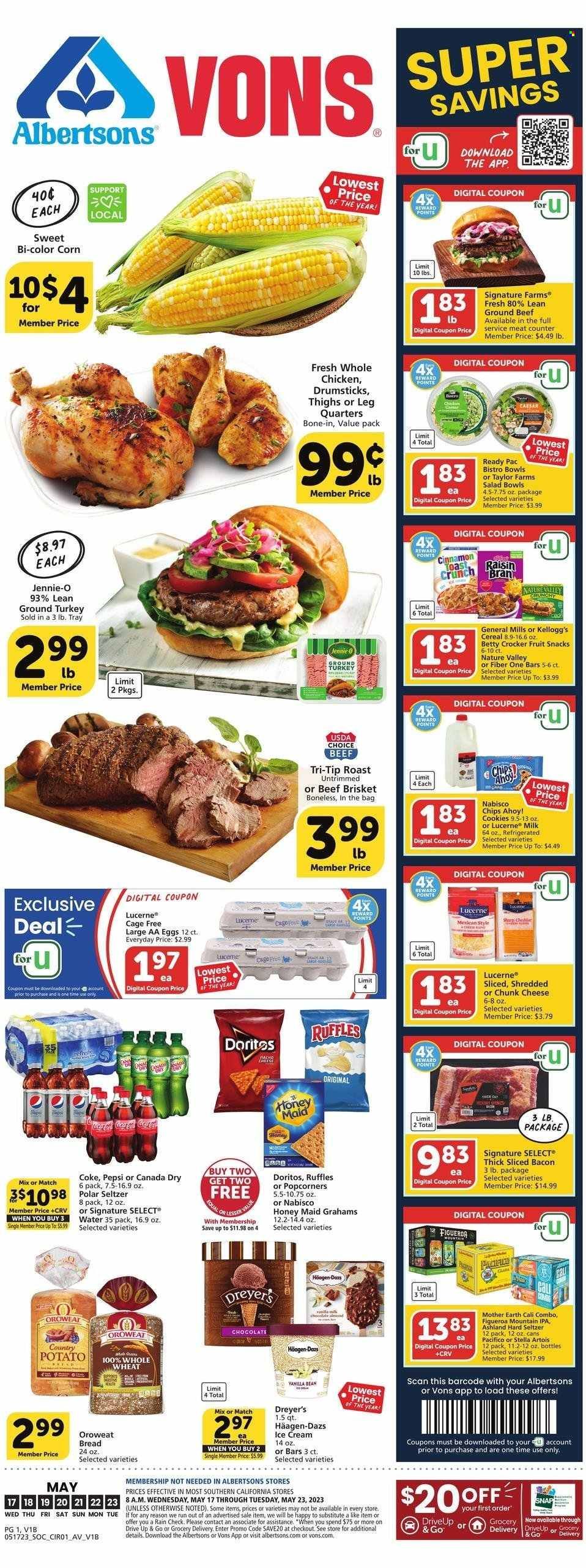 Vons (CA) Weekly Ad Flyer Specials May 17 to May 23, 2023