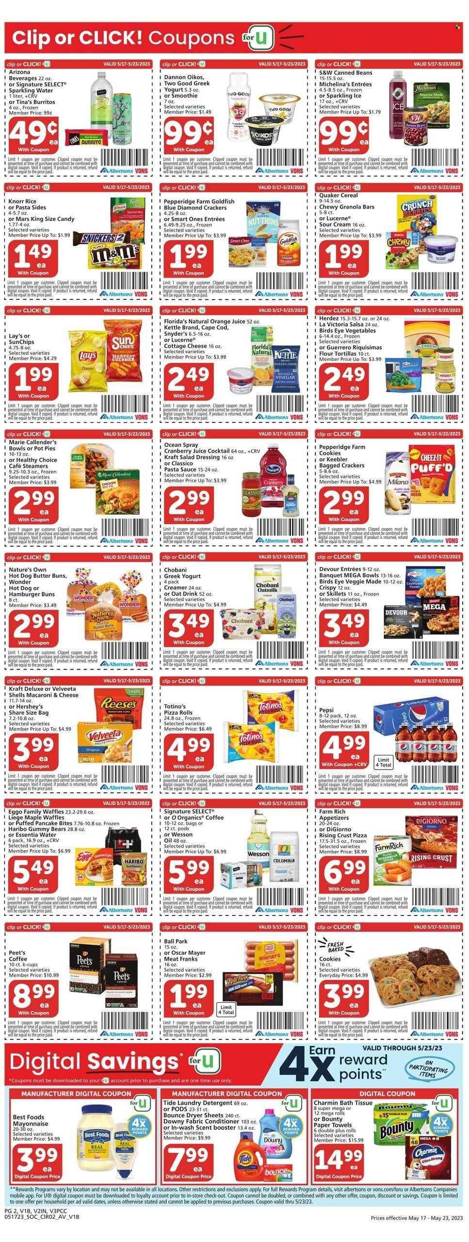 Vons (CA) Weekly Ad Flyer Specials May 17 to May 23, 2023