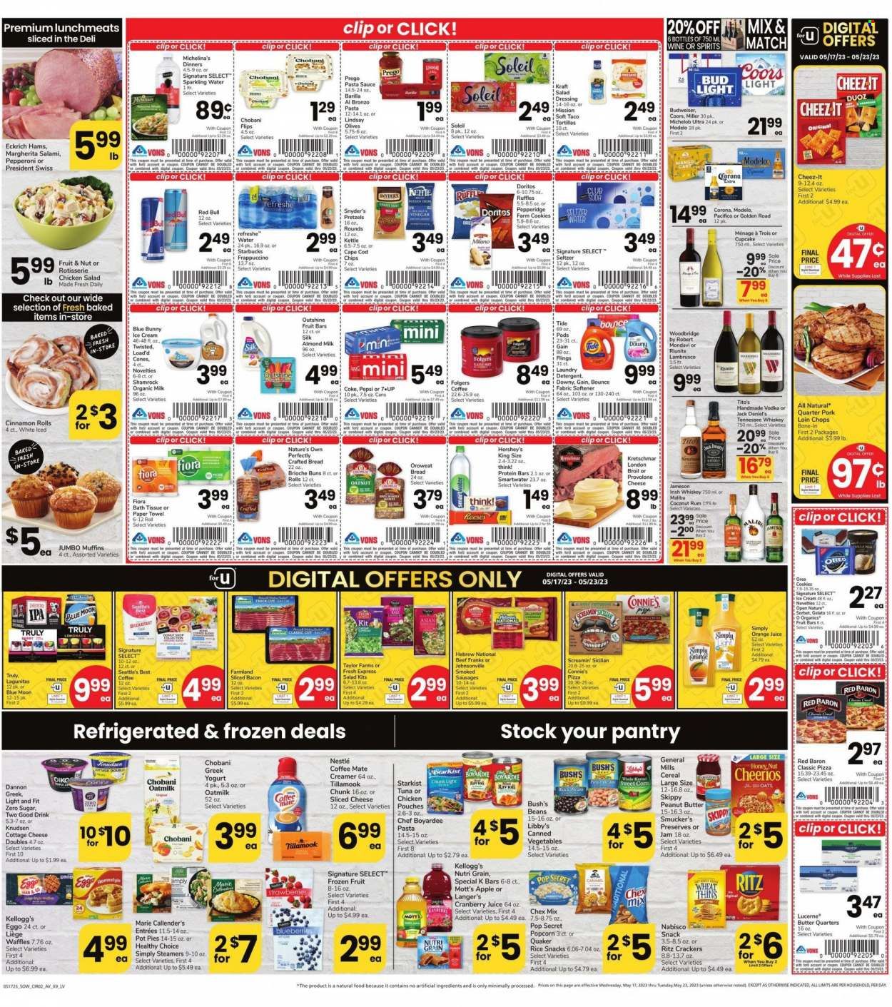 Vons (NV) Weekly Ad Flyer Specials May 17 to May 23, 2023