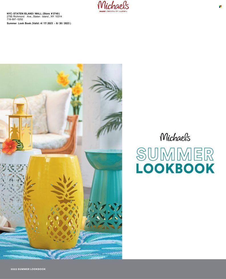 Michaels Weekly Ad Flyer Specials April 17 to June 30, 2023