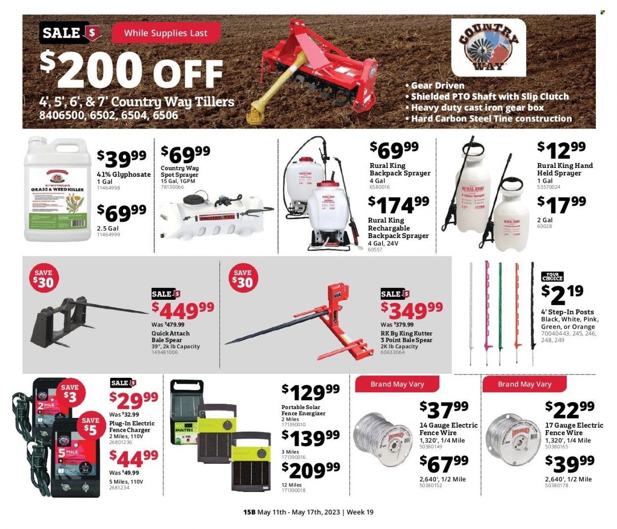 Rural King (FL) Weekly Ad Flyer Specials May 11 to May 17, 2023