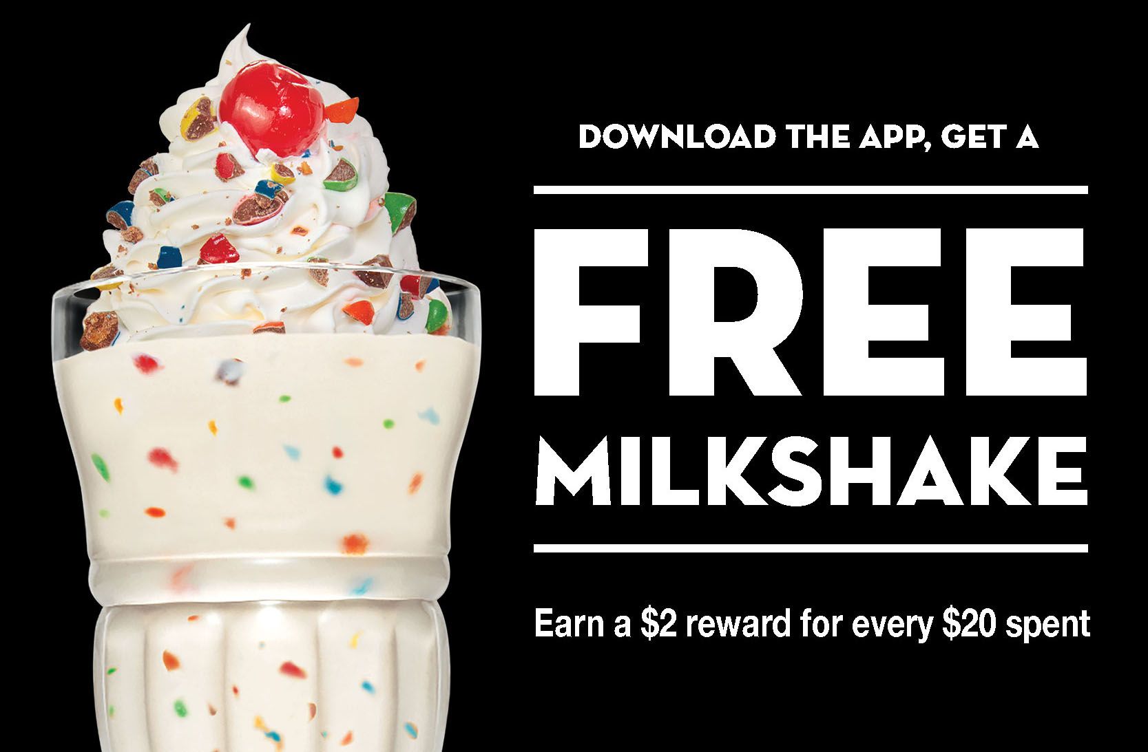 Receive a Free Shake When You Newly Download the Steak ’n Shake App Receive a Free Shake When You Newly Download the Steak ’n Shake App