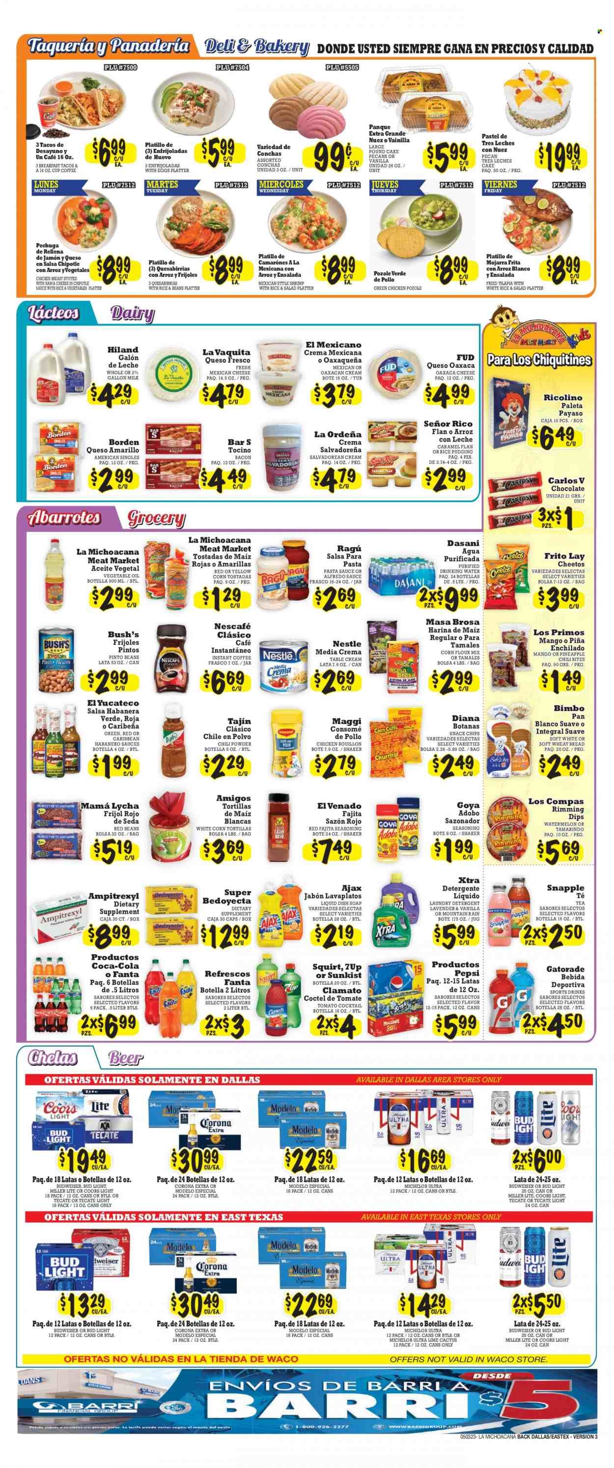 La Michoacana Meat Market (TX) Weekly Ad Flyer Specials May 3 to May 16, 2023