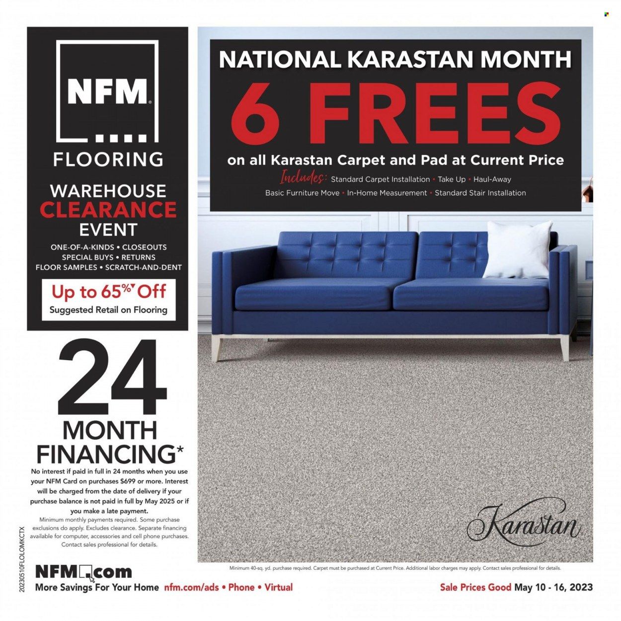 Nebraska Furniture Mart (IA, KS, NE, TX) Weekly Ad Flyer Specials May 10 to May 16, 2023