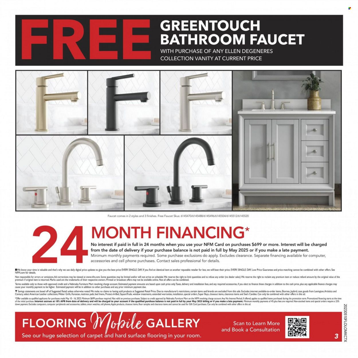 Nebraska Furniture Mart (IA, KS, NE, TX) Weekly Ad Flyer Specials May 10 to May 16, 2023