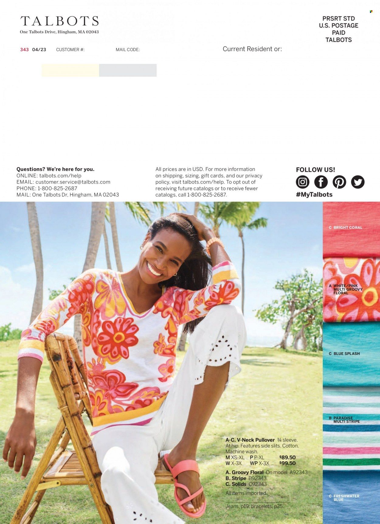Talbots Weekly Ad Flyer Specials May 1 to May 31, 2023