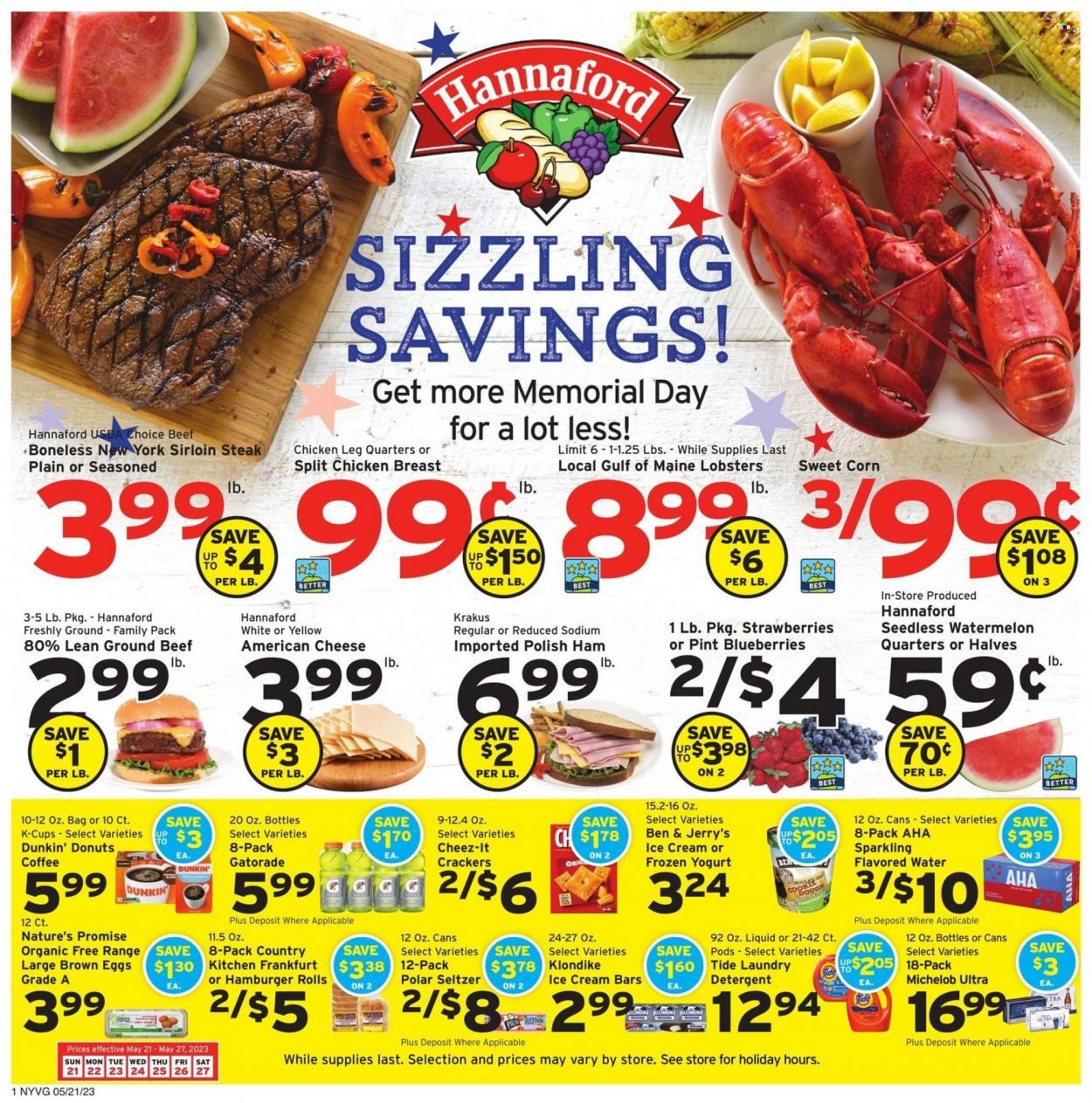 Hannaford (NY) Weekly Ad Flyer Specials May 21 to May 27, 2023