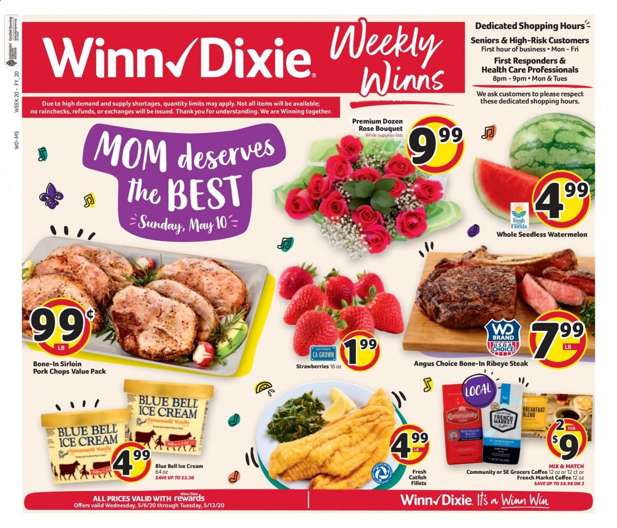 Winn Dixie Weekly Ad & Flyer May 6 to 12
