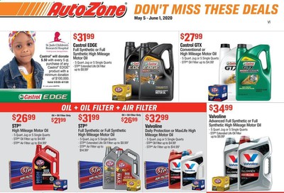 Autozone Weekly Ad & Flyer May 5 to June 1