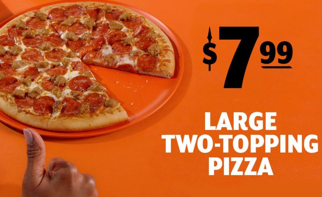 Get a $7.99 Large 2 Topping Pizza Online or Using Little Caesars’ Mobile App Through to June 4