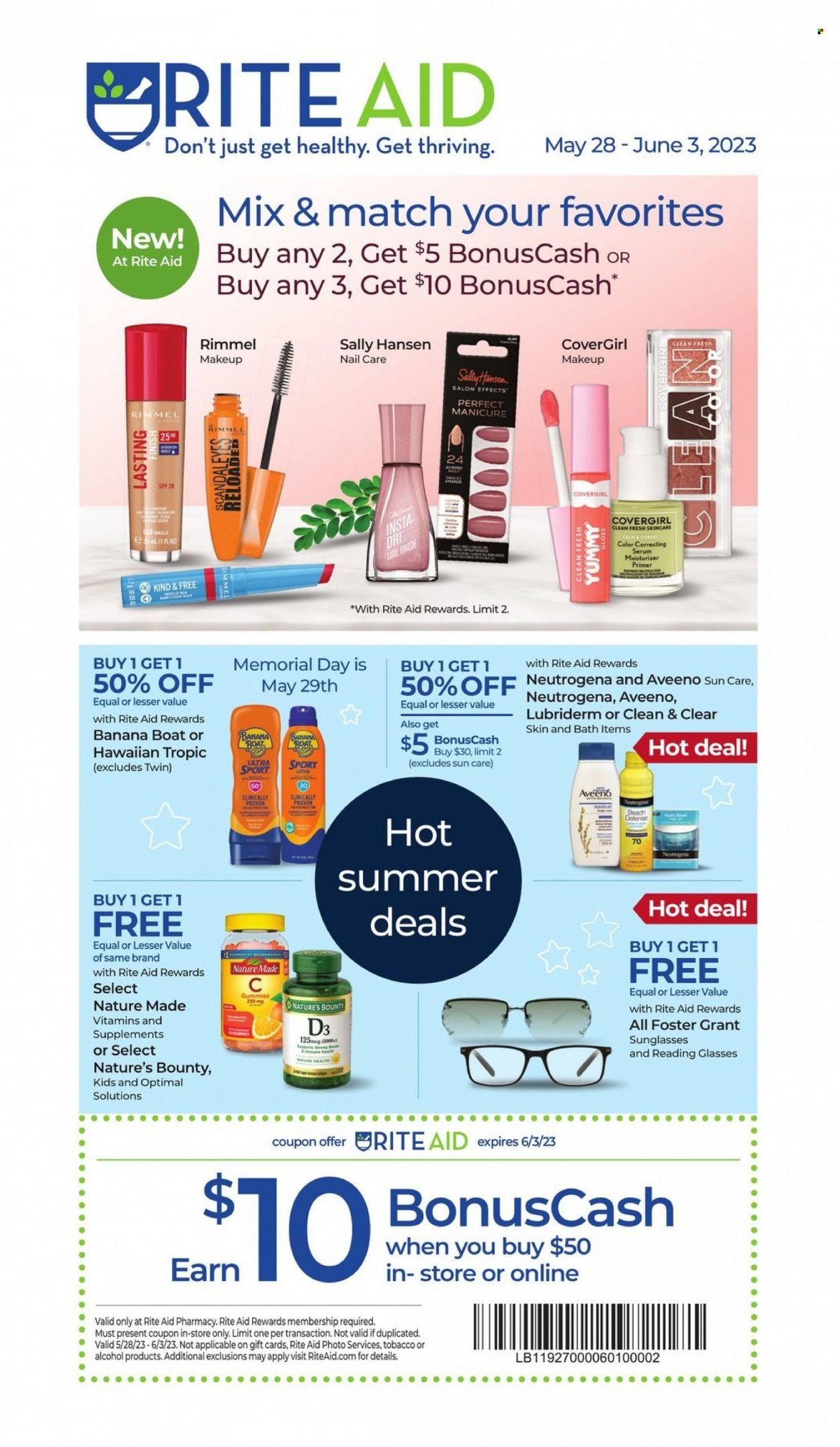 RITE AID Weekly Ad Flyer Specials May 28 to June 3, 2023