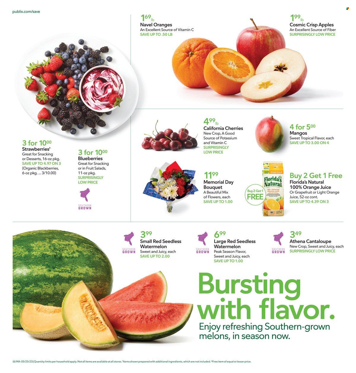 Publix (AL, FL, GA, NC, SC, TN) Weekly Ad Flyer Specials May 25 to May 31, 2023