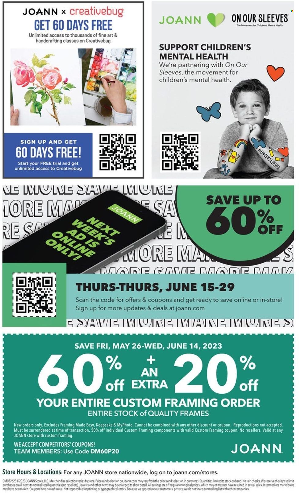 JOANN Weekly Ad Flyer Specials May 26 to June 14, 2023