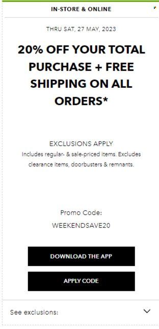JOANN Weekly Ad Flyer Specials May 25 to June 14, 2023