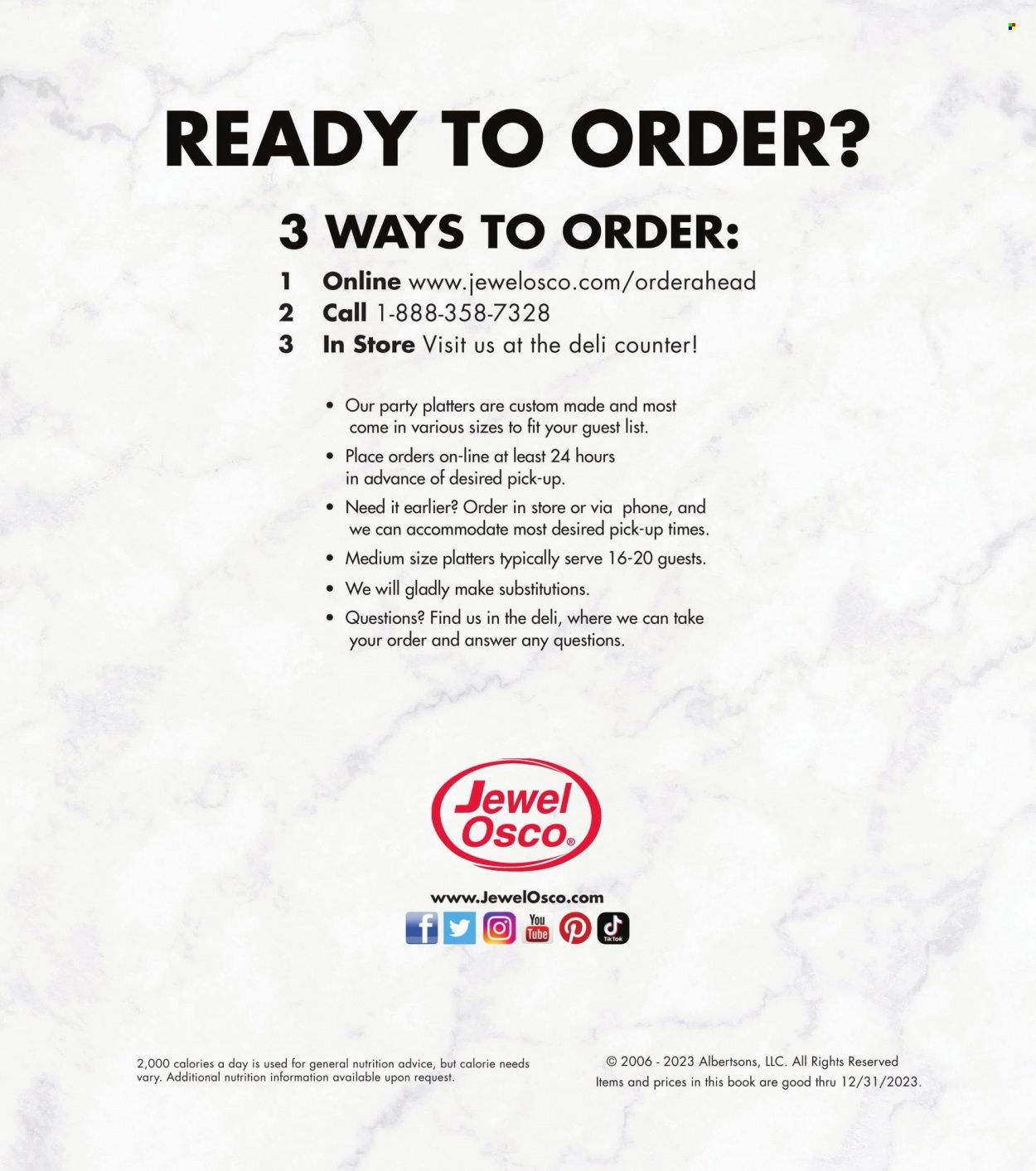 Jewel Osco (IL, IN) Weekly Ad Flyer Specials May 17 to December 31, 2023