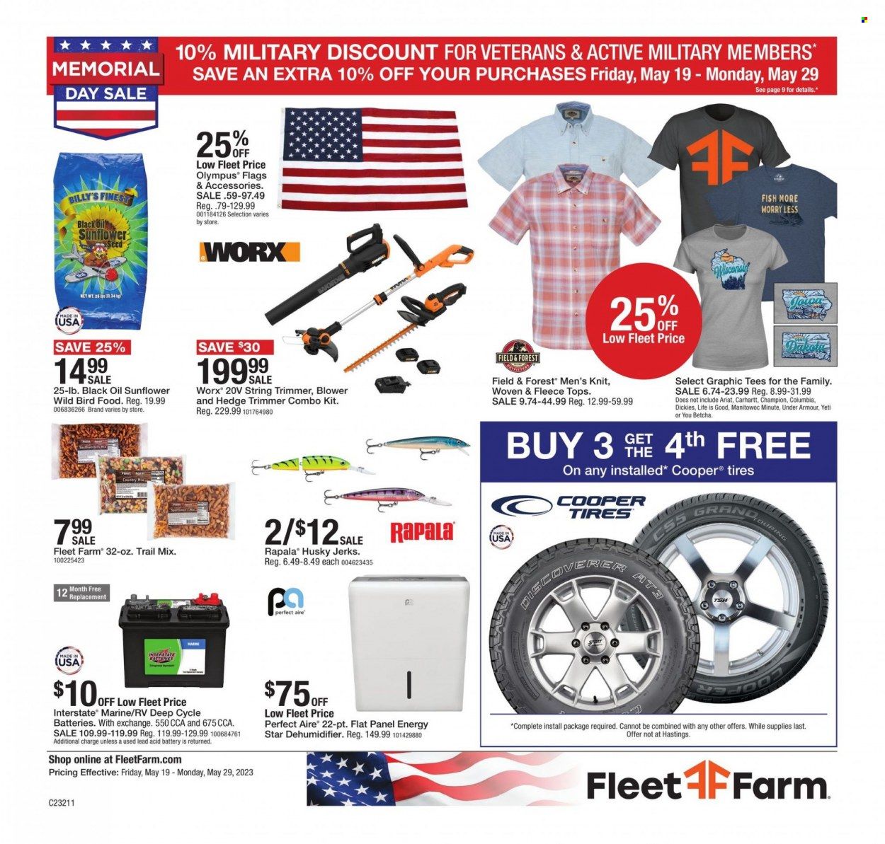 Fleet Farm (IA, MN, ND, WI) Weekly Ad Flyer Specials May 19 to May 29, 2023