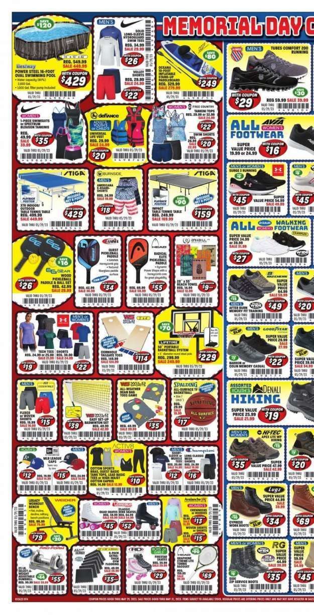 Big 5 (AZ, CA, CO, ID, NM, OR, UT, WA) Weekly Ad Flyer Specials May 26 to May 29, 2023