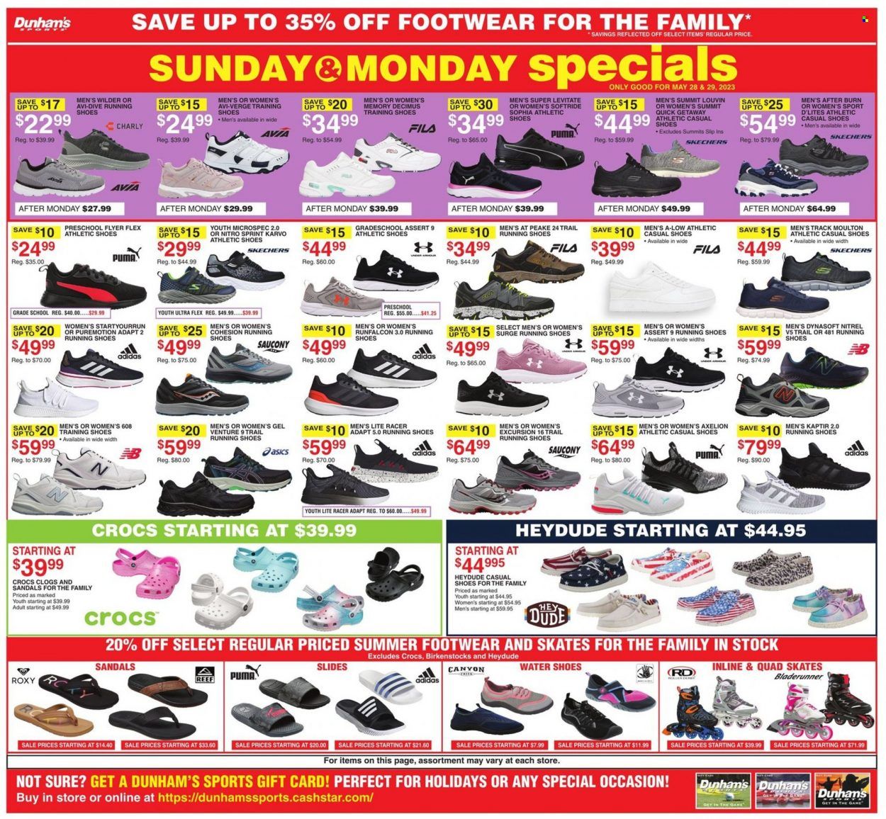 Dunham's Sports Weekly Ad Flyer Specials May 27 to June 1, 2023
