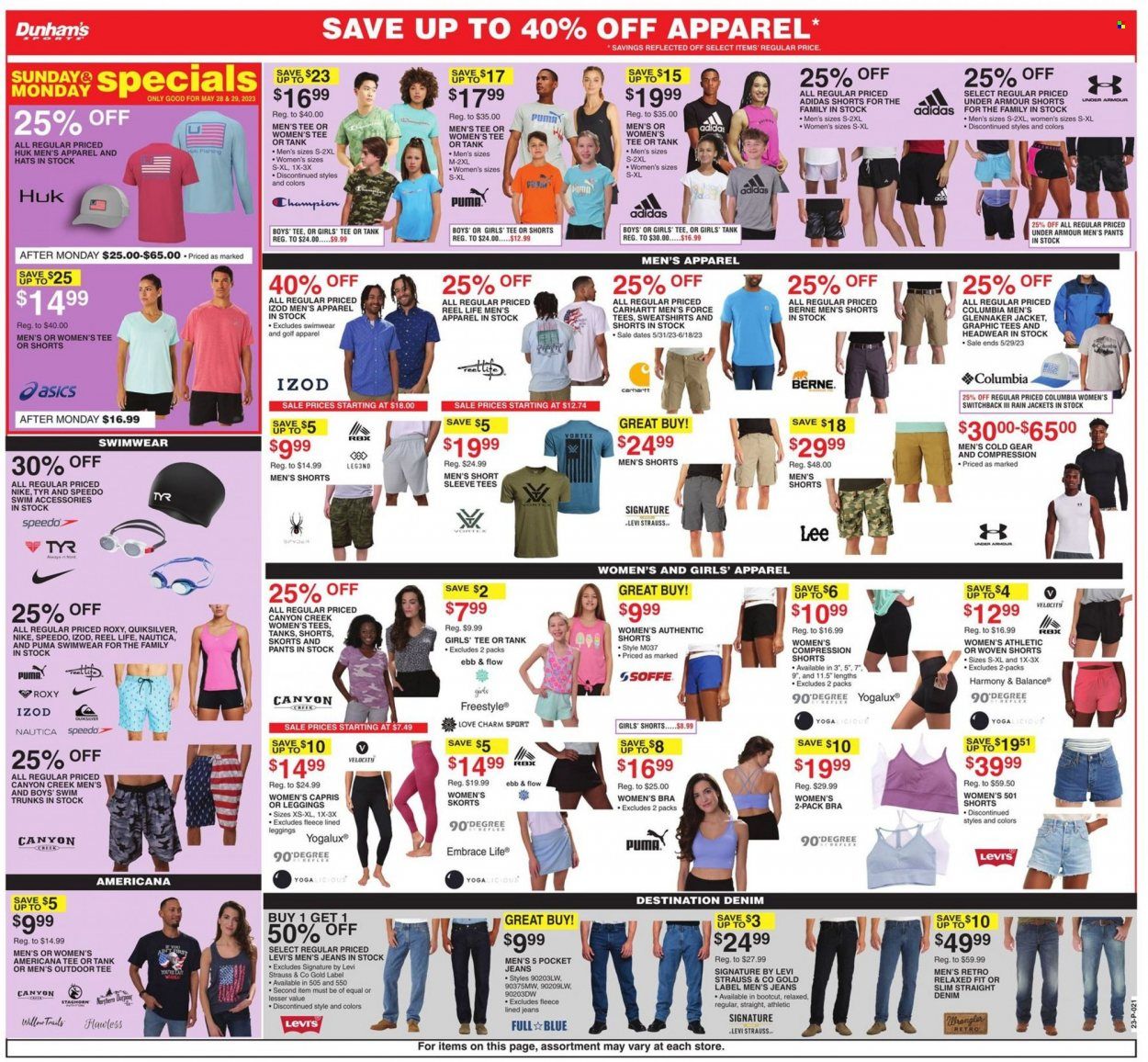 Dunham's Sports Weekly Ad Flyer Specials May 27 to June 1, 2023