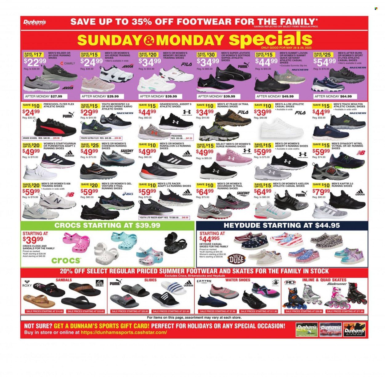 Dunham's Sports (IN, MI, MN, OH, PA, WI) Weekly Ad Flyer Specials May 27 to June 1, 2023