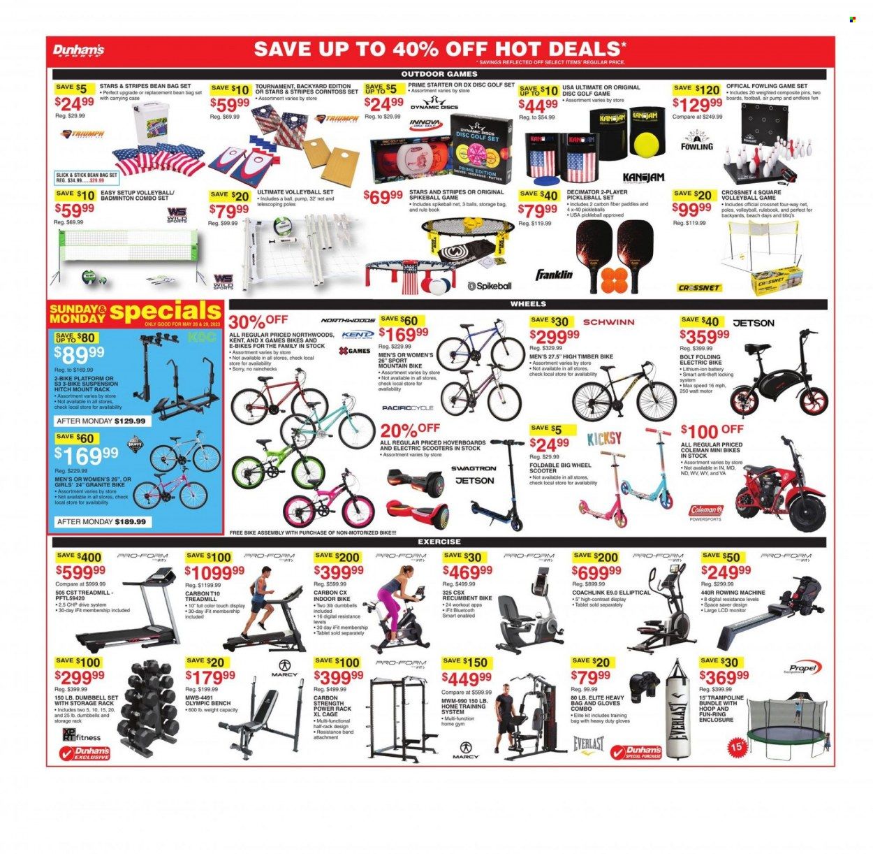 Dunham's Sports (IN, MI, MN, OH, PA, WI) Weekly Ad Flyer Specials May 27 to June 1, 2023