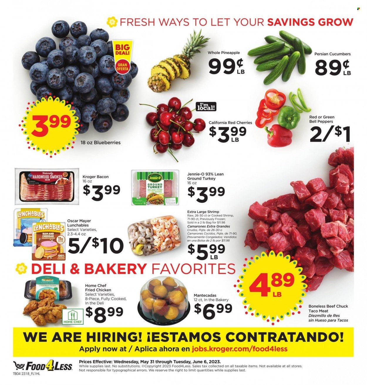Food 4 Less (CA) Weekly Ad Flyer Specials May 31 to June 6, 2023