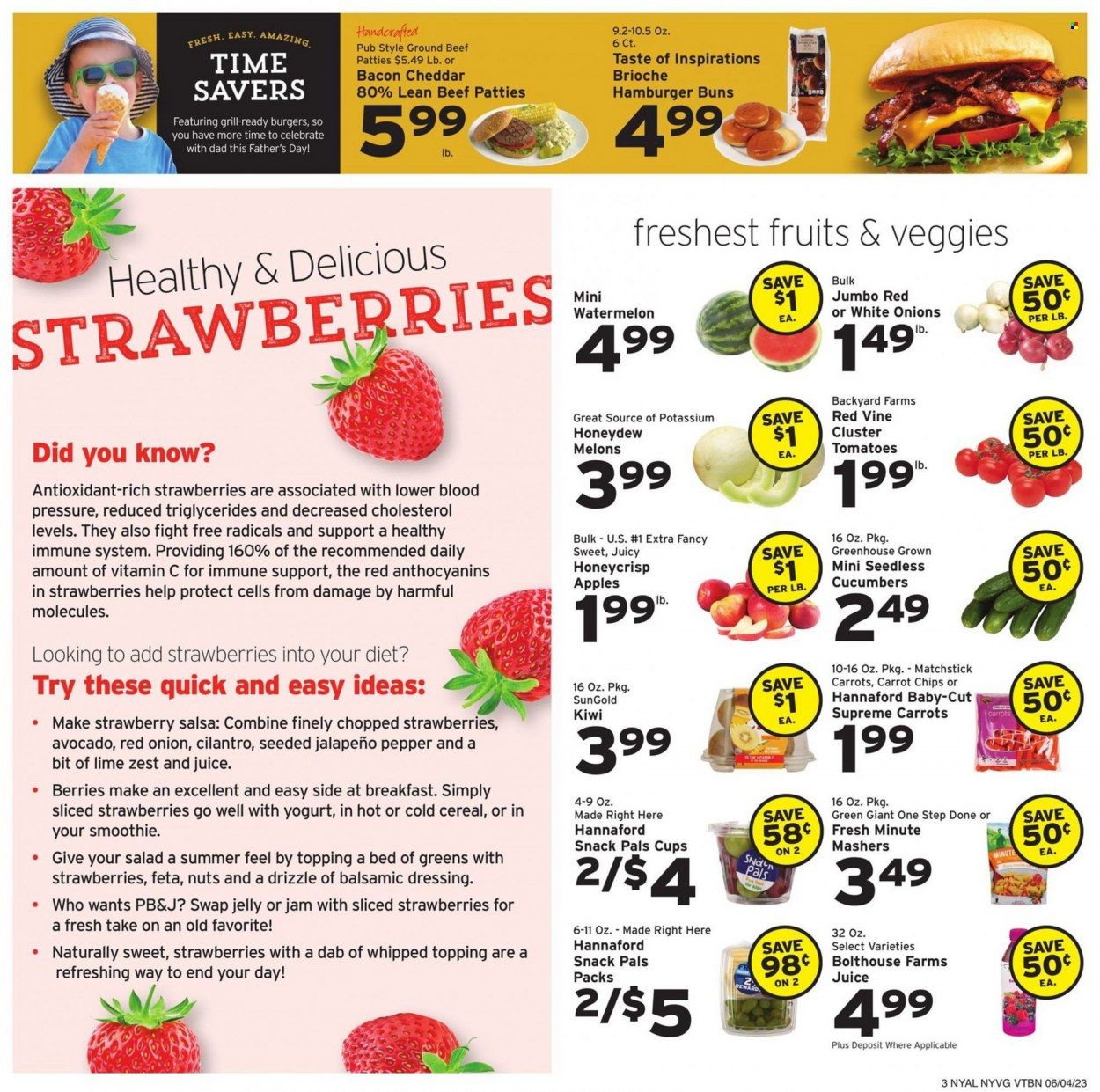 Hannaford (NY) Weekly Ad Flyer Specials June 4 to June 10, 2023