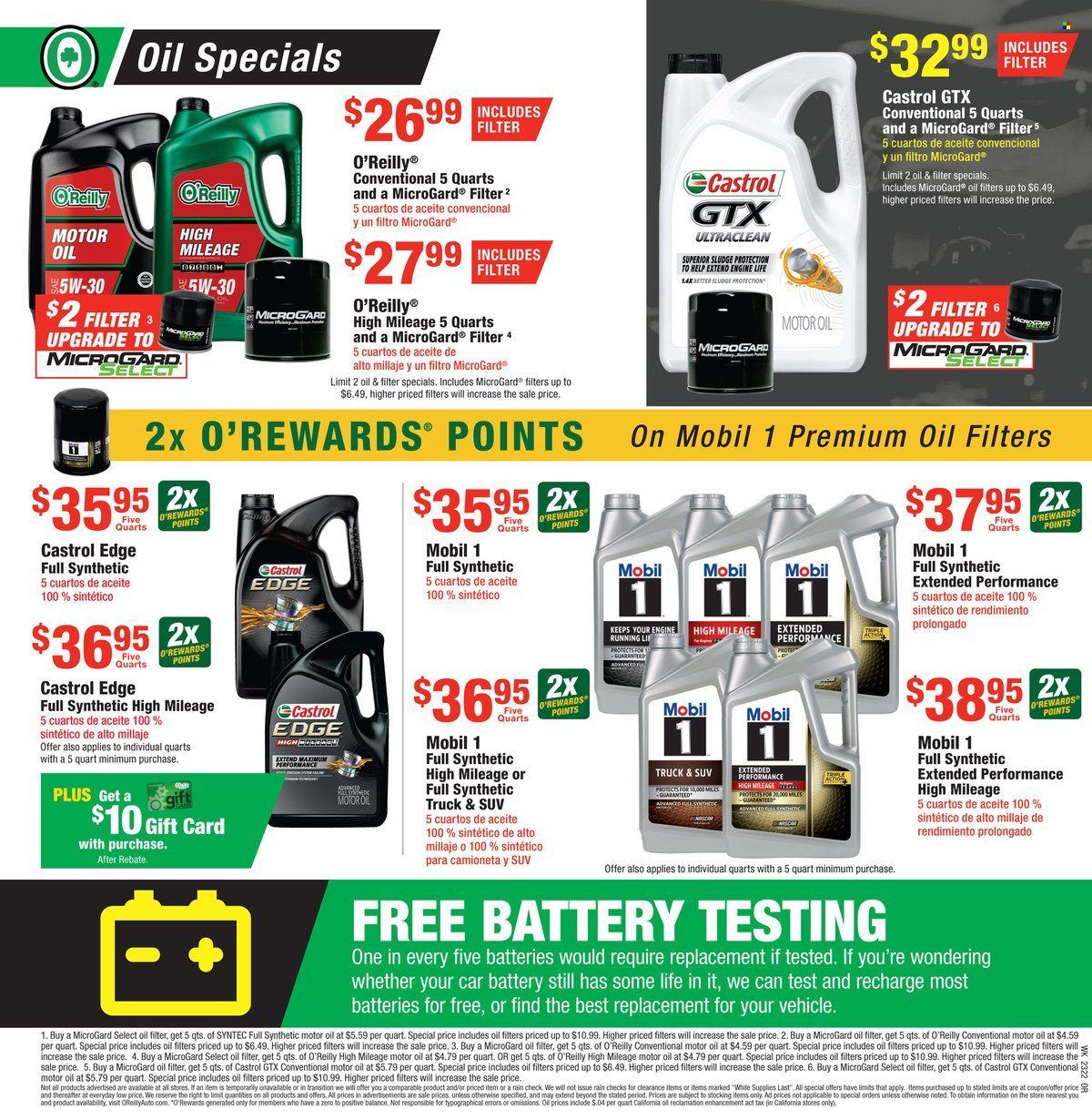 O'Reilly Auto Parts Weekly Ad Flyer Specials May 31 to June 27, 2023