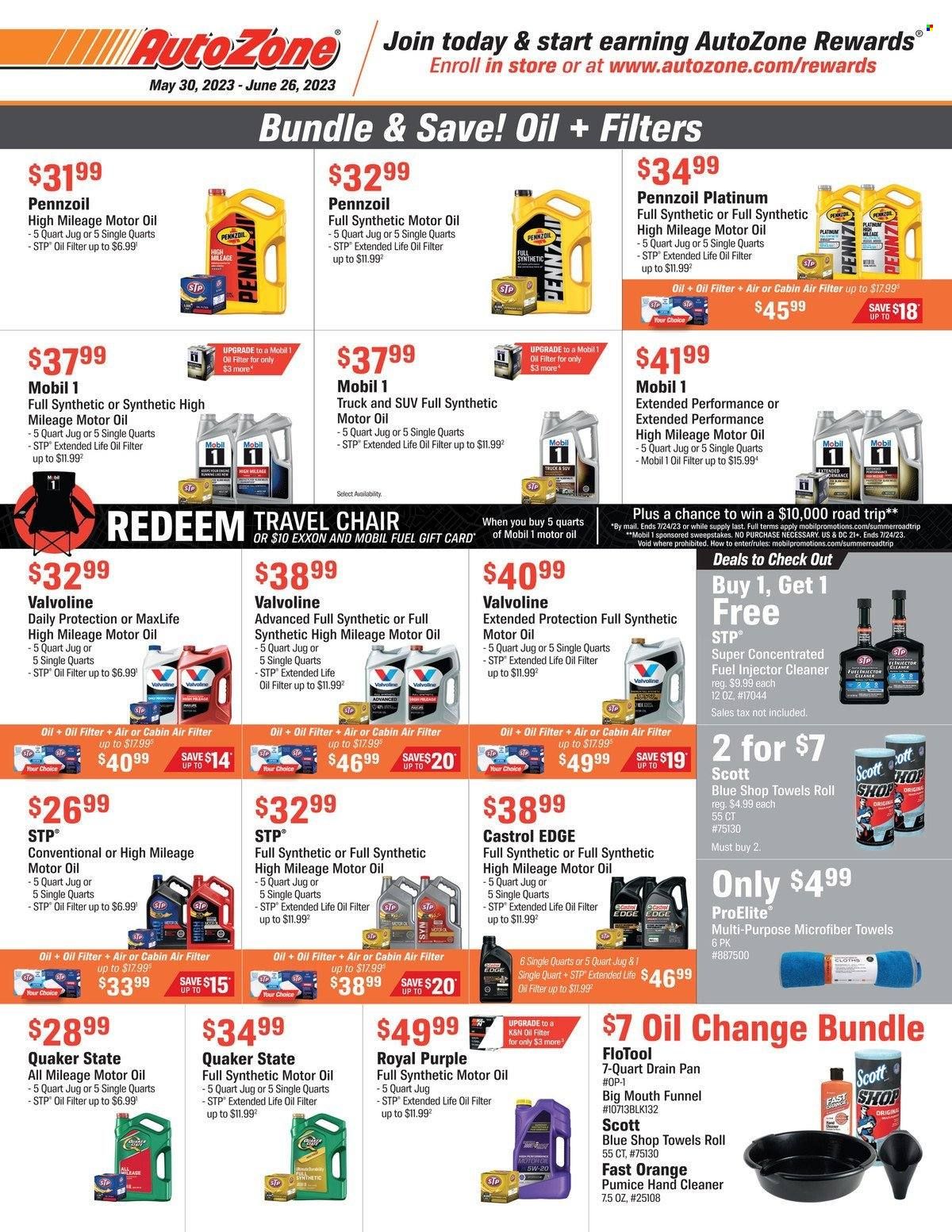 Autozone Weekly Ad Flyer Specials May 30 to June 26, 2023