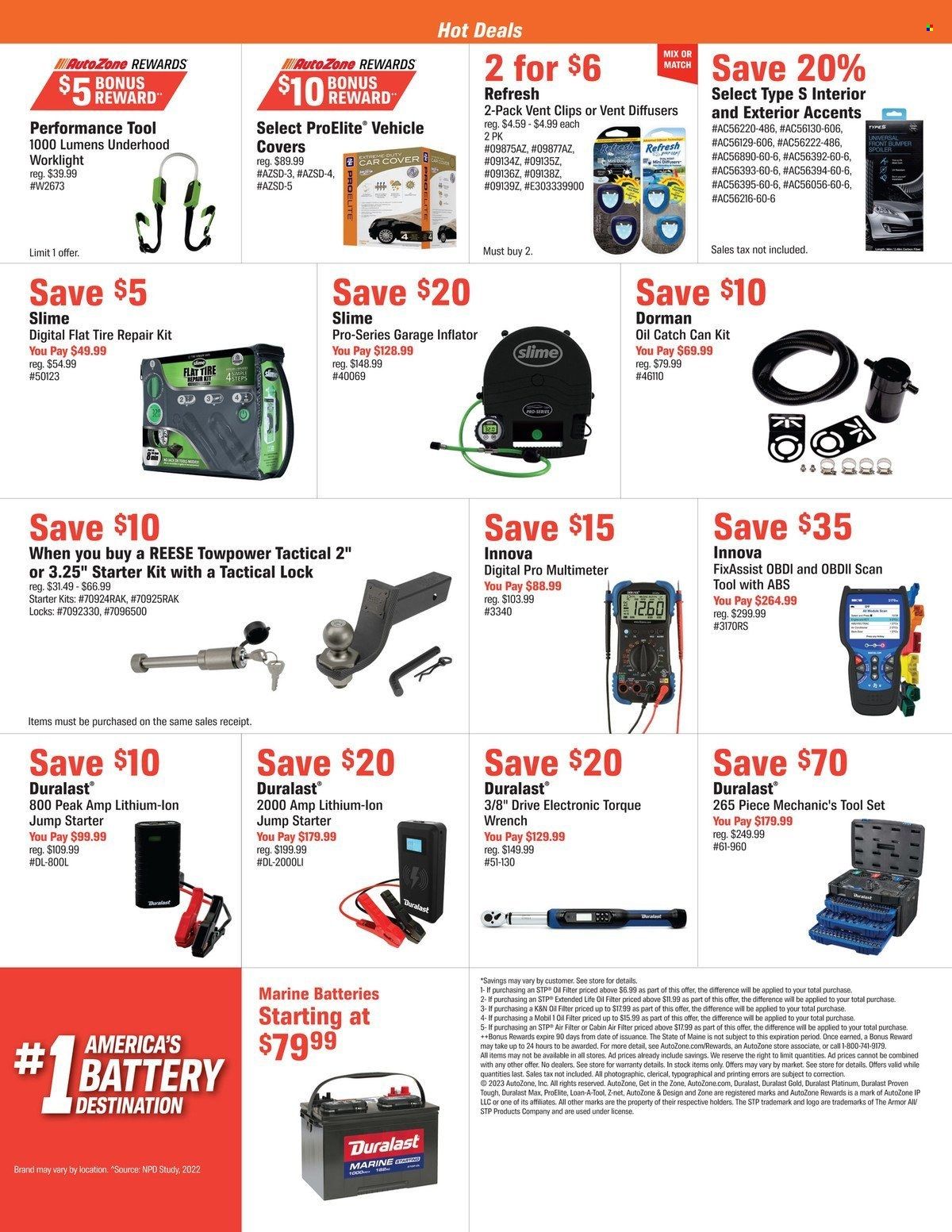 Autozone Weekly Ad Flyer Specials May 30 to June 26, 2023