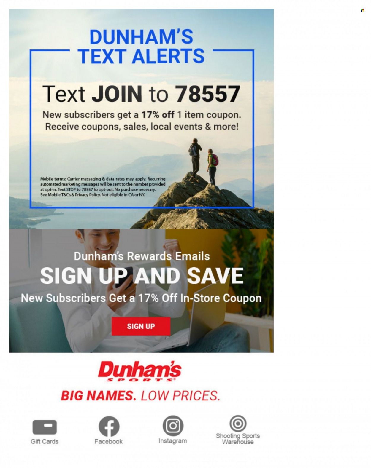 Dunham's Sports Weekly Ad Flyer Specials June 1 to August 9, 2023
