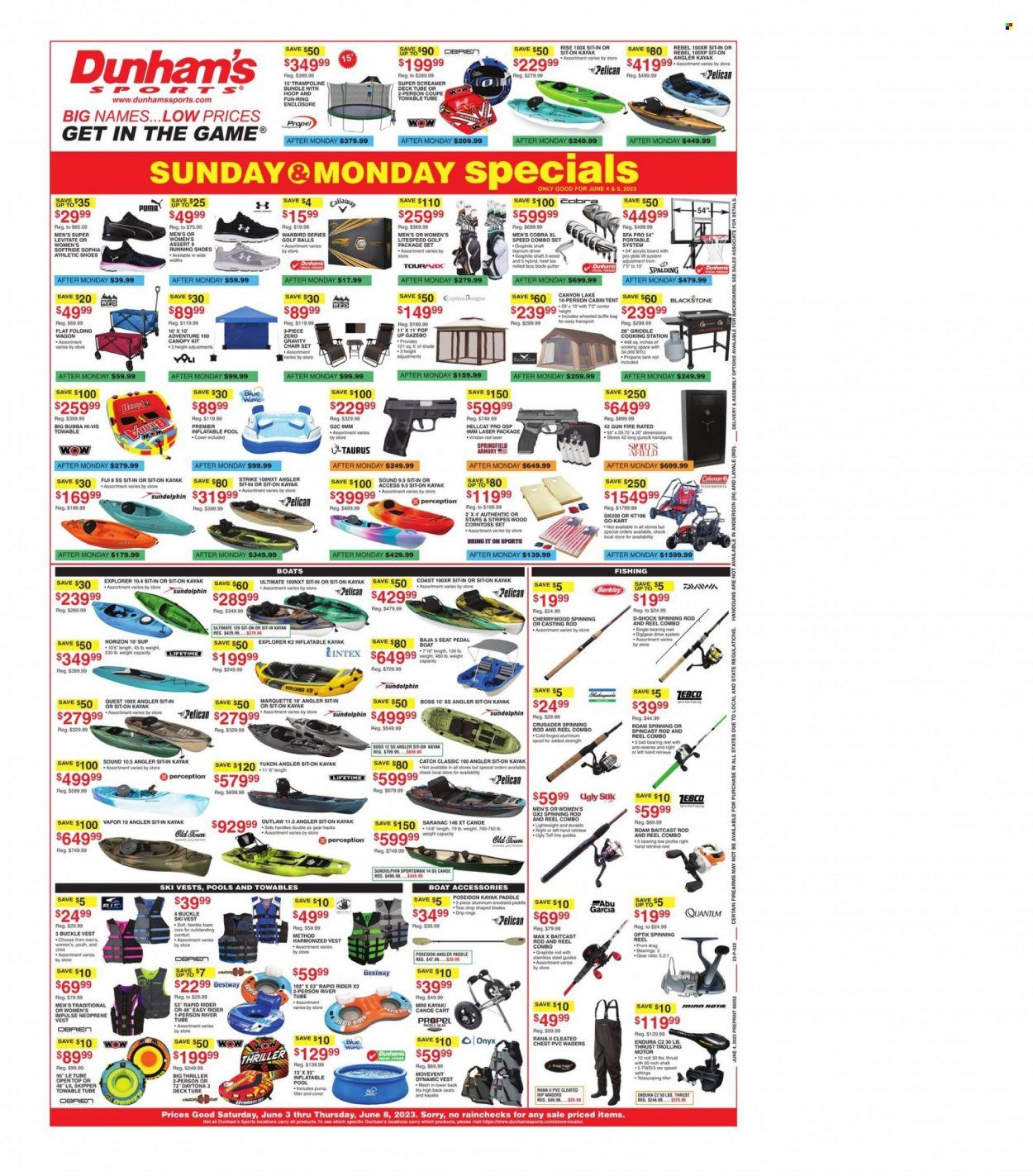 Dunham's Sports (MI) Weekly Ad Flyer Specials June 3 to June 8, 2023
