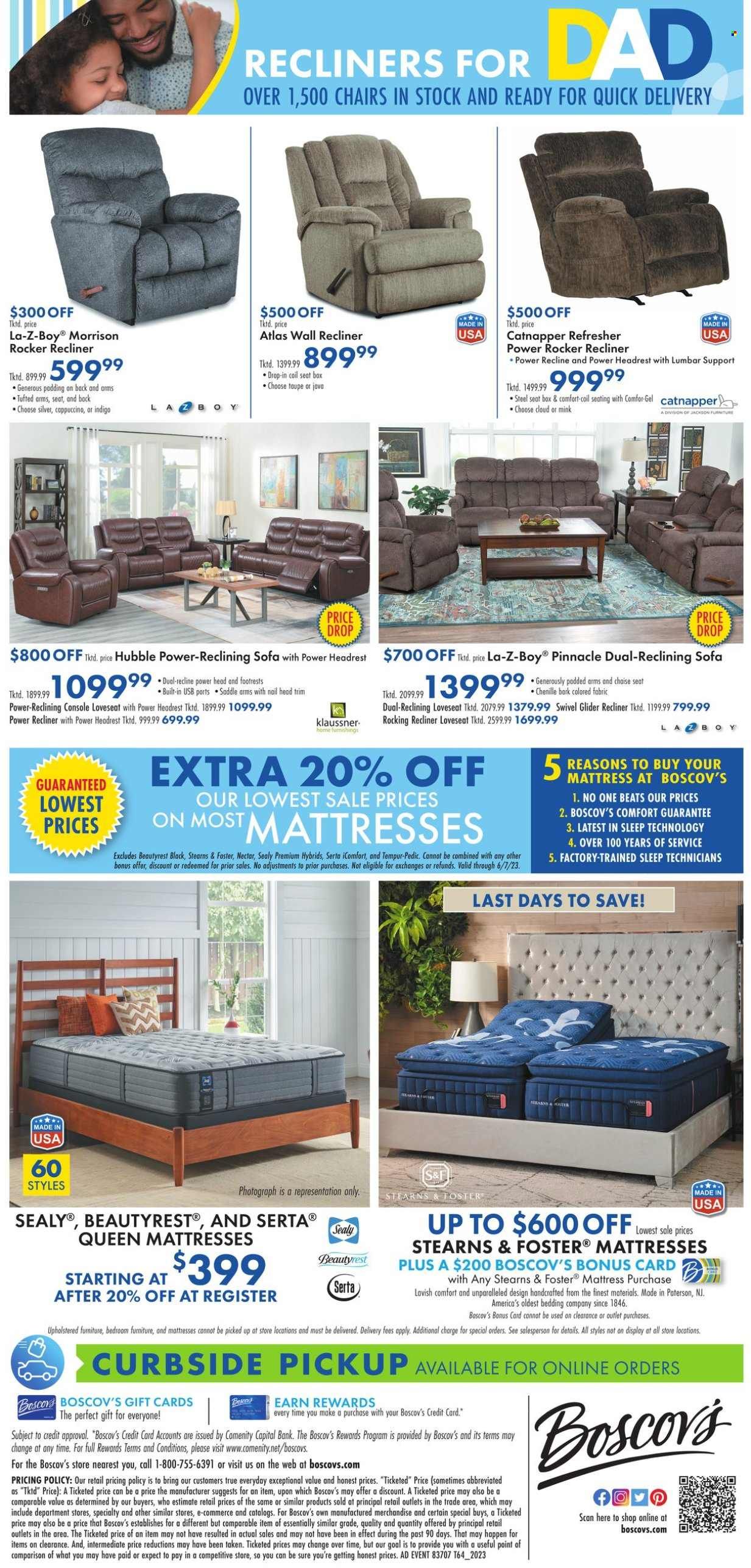 Boscov's (CT, DE, MD, NJ, NY, PA) Weekly Ad Flyer Specials June 1 to June 7, 2023